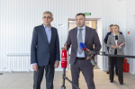 Дмитрий Миляев осмотрел новый модульный бассейн в поселке Петровский