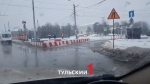 На Орловском путепроводе устанавливают крытый пешеходный переход