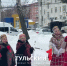 Снежный субботник в Туле проходит под музыку и песни - ТК Первый Тульский