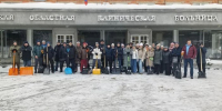 Снежный субботник - Областная больница