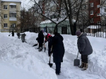 Министерство ЖКХ Тульской области присоединилось к снежному субботнику