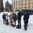 Общественная палата приняла участие в снежном субботнике на территории кардиодиспансера - Общественная палата