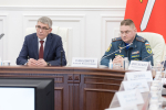 Дмитрий Миляев провел заседание комиссии по предупреждению и ликвидации чрезвычайных ситуаций и обеспечению пожарной безопасности