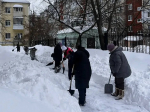 Министерство жилищного хозяйства и благоустройства присоединилось к Снежному субботнику