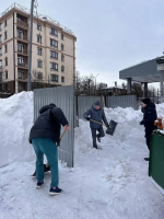 Министерство жилищного хозяйства и благоустройства присоединилось к Снежному субботнику