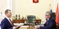 Миляев и Дегтярёв обсудили строительство новых спортобъектов и школьную лигу - ТК Первый Тульский