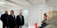 Жители Куркина поблагодарили Дмитрия Миляева за модульную установку - ТК Первый Тульский