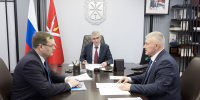 Дмитрий Миляев провел рабочую встречу с руководителем Управления Росреестра по Тульской области Анатолием Гавриленко - Правительство области