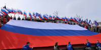 На Казанской набережной Тулы отметили воссоединение Крыма и Севастополя с Россией - ИА Тульская служба новостей