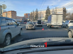 На улице Советской в Туле произошло ДТП с участием каршеринга