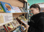 Неделя православной книги в посёлке Куркино: встреча у книжной выставки
