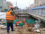 Реконструкция Орловского путепровода в Туле идет по графику