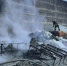 Заброшенное здание полыхало в Новомосковске - Молодой коммунар