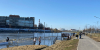 Река Упа начала выходить из берегов в Туле - ИА Тульская служба новостей