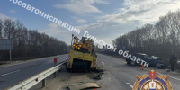 Под Тулой Mitsubishi Lancer влетел в КамАЗ. Водитель погиб - ИА Тульская пресса.Ru