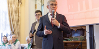 «На одной волне»: Дмитрий Миляев принял участие в объединяющей поколения игре в Дубенском муниципальном округе - Министерство культуры и туризма