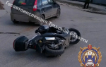 Водитель мопеда столкнулся с легковушкой в Суворове
