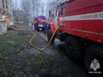 В Киреевском районе пожарные вывели мужчину из горящей пятиэтажки