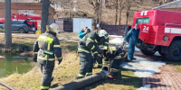 Спасатели отточили навыки забора воды из водоёмов - МЧС