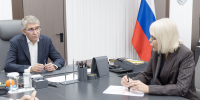 Дмитрий Миляев встретился с депутатом Государственной Думы РФ Надеждой Школкиной - Правительство области