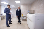 Дмитрий Миляев осмотрел обновленную поликлинику на Первомайской