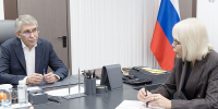Дмитрий Миляев встретился с депутатом Госдумы РФ Надеждой Школкиной - Молодой коммунар