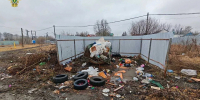 В тульском Волово обнаружили свалку и разрушенную площадку для мусора - ИА Тульская служба новостей