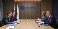 Дмитрий Миляев встретился с главой группы «Россети» Андреем Рюминым - Корпорация развития Тульской области