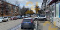 В Туле собрались пробки из-за перекрытия участка улицы Льва Толстого - ИА Тульская служба новостей