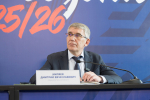 Дмитрий Миляев принял участие в пресс-конференции, посвященной итогам хоккейного сезона 2025/2026 команд системы «Академии хоккея им. Б.П. Михайлова»