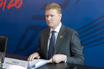 Дмитрий Миляев принял участие в пресс-конференции, посвященной итогам хоккейного сезона 2025/2026 команд системы «Академии хоккея им. Б.П. Михайлова»