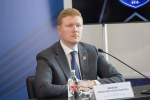 Дмитрий Миляев принял участие в пресс-конференции, посвященной итогам хоккейного сезона 2025/2026 команд системы «Академии хоккея им. Б.П. Михайлова»