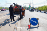 Движение трамваев из Пролетарского округа в центр Тулы полностью заблокировано