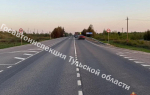 В Богородицком районе мотоциклист не уступил дорогу и попал в больницу