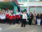 Грандиозный патриотический флэшмоб провели лицеисты в честь Дня Победы