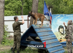 Овчарка помогает бойцу СВО из Тулы проходить реабилитацию