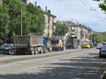 В Туле продолжается ремонт Красноармейского проспекта