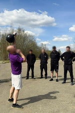 В изолированном участке, функционирующем как исправительный центр №1 при исправительной колонии №6 УФСИН России по Тульской области, прошли спортивные состязания «Веселые старты»