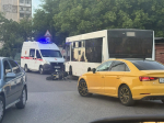 В Туле в ДТП с автобусом пострадал водитель мопеда