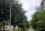 На улице Лейтейзена в Туле установили новые фонари