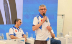 Дмитрий Миляев проводит встречу с молодыми учеными на форуме «Инженеры будущего»