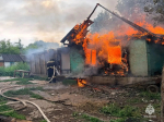 В деревне под Киреевском загорелся жилой дом