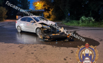 Несовершеннолетний мотоциклист попал под колеса Kia под Новомосковском