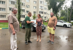 Дарья Герасимова приняла участие в приемке работ по благоустройству