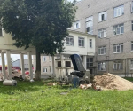 В Узловой начался капитальный ремонт терапевтического корпуса больницы