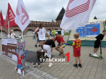 День физкультурника в Туле отметили беговелогонками и самурайским фехтованием