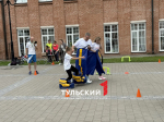 День физкультурника в Туле отметили беговелогонками и самурайским фехтованием