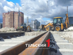 На улице Коминтерна в Туле завершили треть ремонтных работ