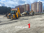 На улице Коминтерна в Туле завершили треть ремонтных работ