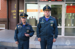 В День офицера России и ко Дню Государственного флага Российской Федерации в Туле наградили спасателей